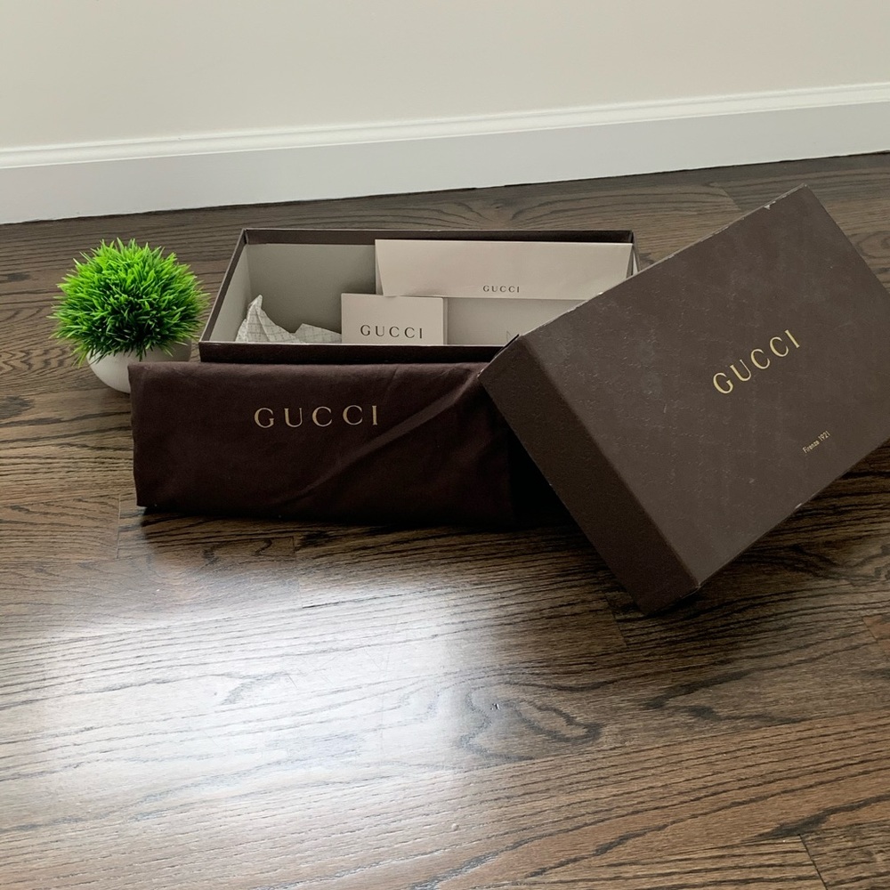 Authentic Moro Soft Deep Paprika Gucci Loafers - Picture 9 of 11
